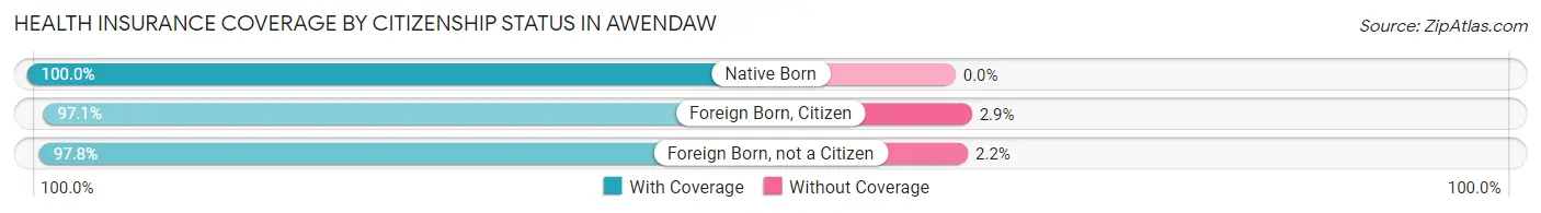 Health Insurance Coverage by Citizenship Status in Awendaw