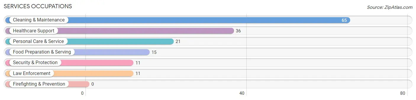 Services Occupations in Calhoun Falls