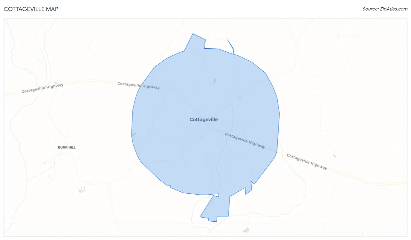 Cottageville Map