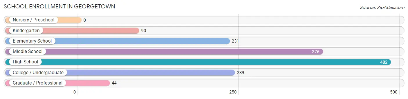 School Enrollment in Georgetown