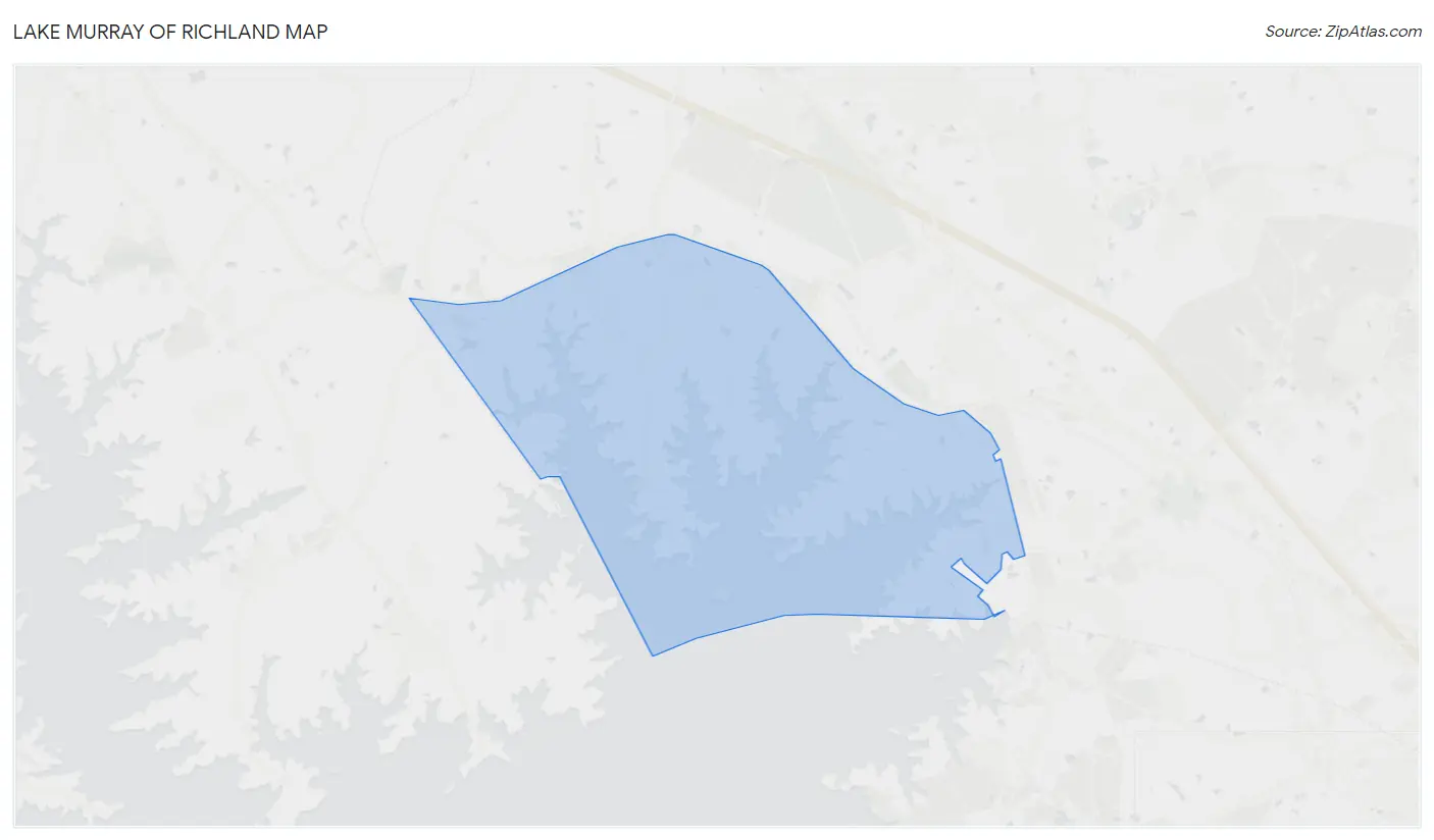 Lake Murray of Richland Map