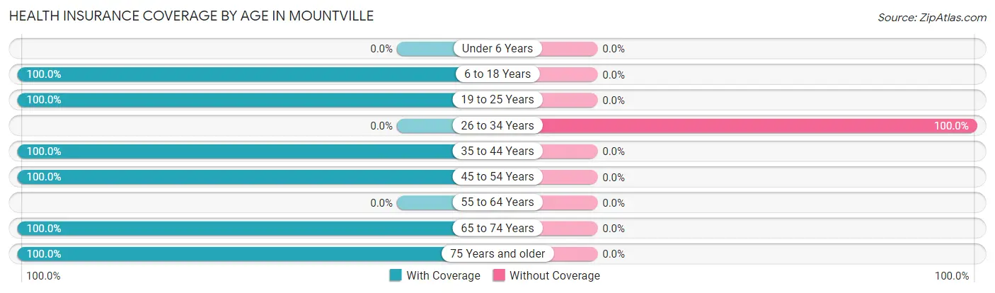 Health Insurance Coverage by Age in Mountville