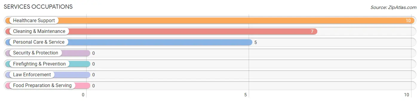 Services Occupations in Richburg