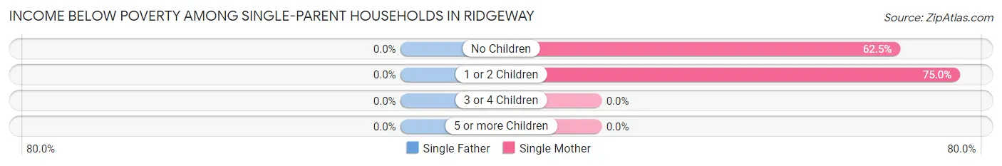 Income Below Poverty Among Single-Parent Households in Ridgeway