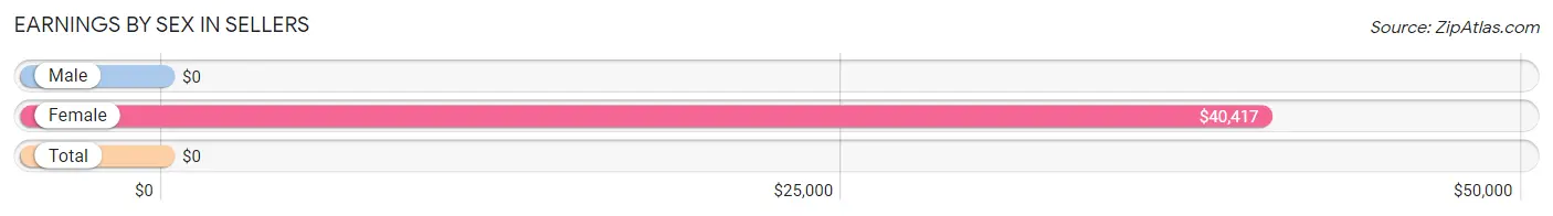 Earnings by Sex in Sellers