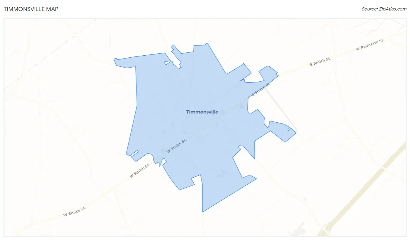 Timmonsville Map