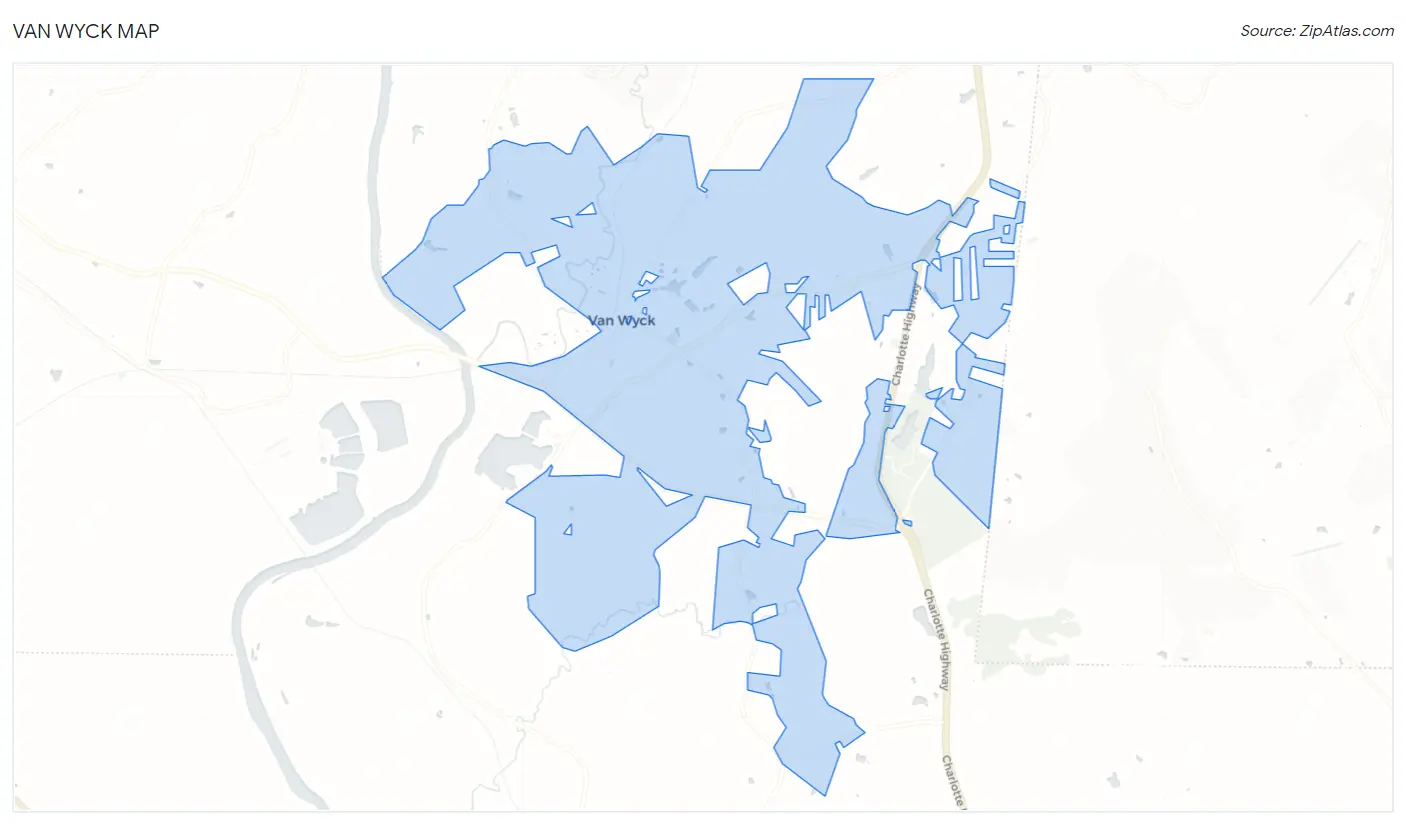 Van Wyck Map