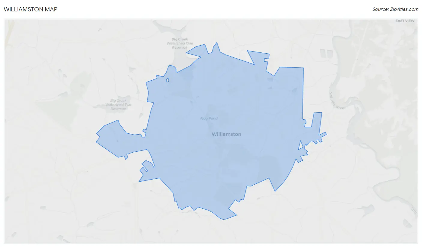 Williamston Map