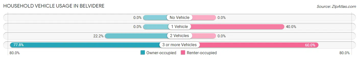Household Vehicle Usage in Belvidere