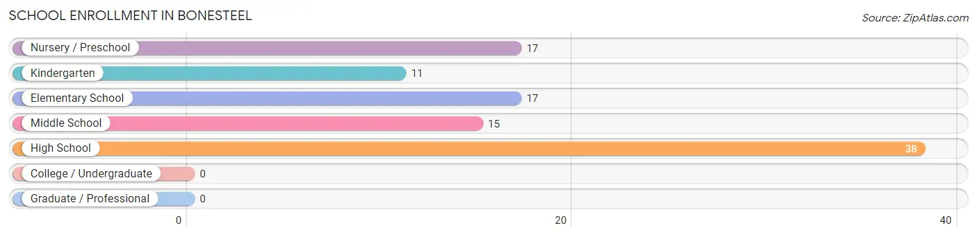 School Enrollment in Bonesteel