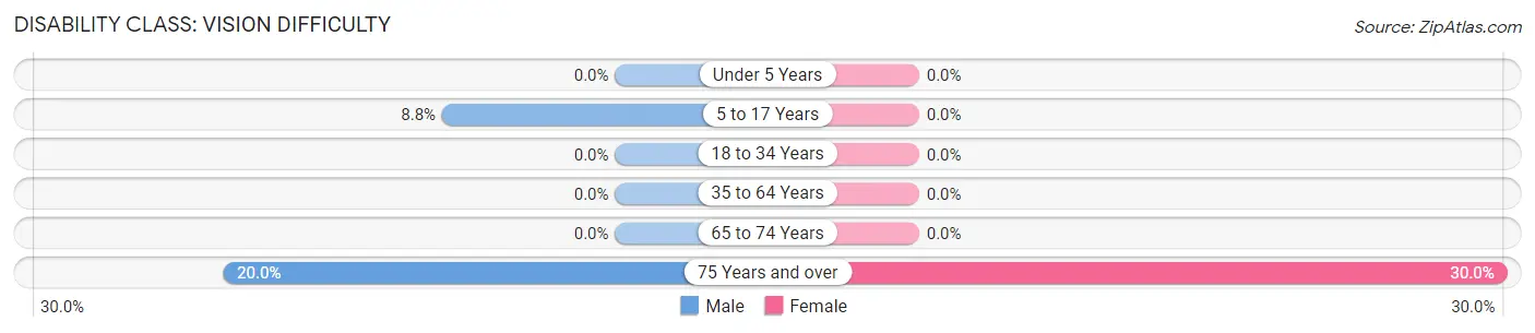 Disability in Buffalo: <span>Vision Difficulty</span>