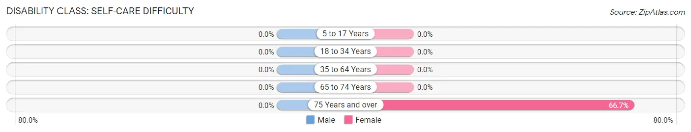 Disability in Central City: <span>Self-Care Difficulty</span>