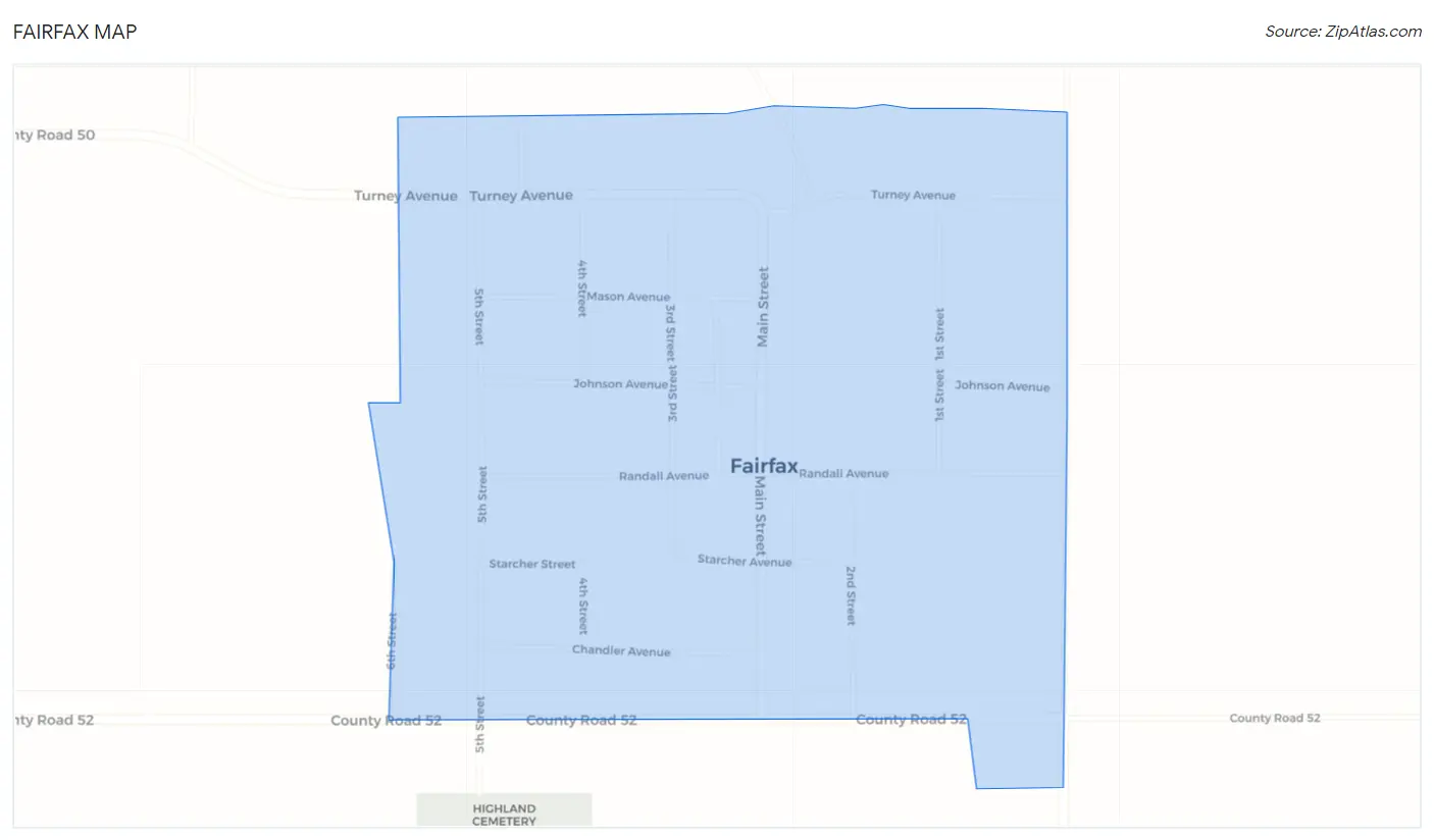 Fairfax Map