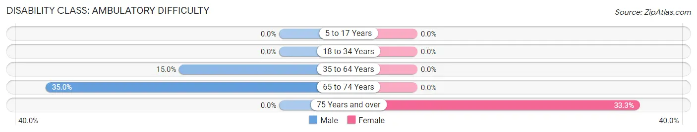 Disability in Geddes: <span>Ambulatory Difficulty</span>