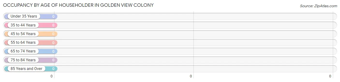 Occupancy by Age of Householder in Golden View Colony