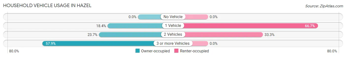 Household Vehicle Usage in Hazel