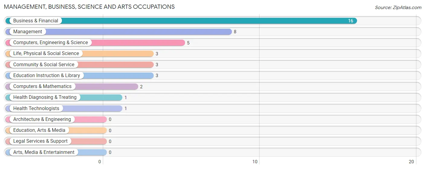 Management, Business, Science and Arts Occupations in Hosmer