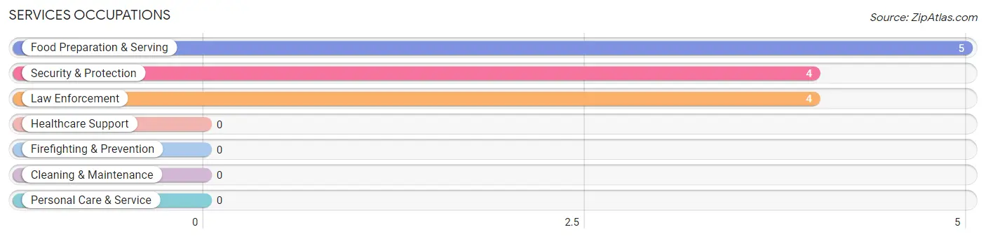 Services Occupations in Isabel