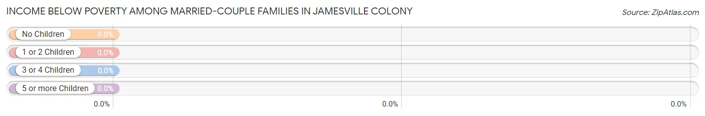 Income Below Poverty Among Married-Couple Families in Jamesville Colony