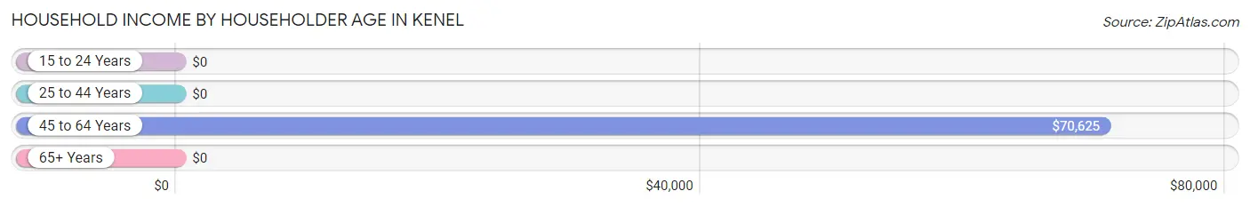 Household Income by Householder Age in Kenel