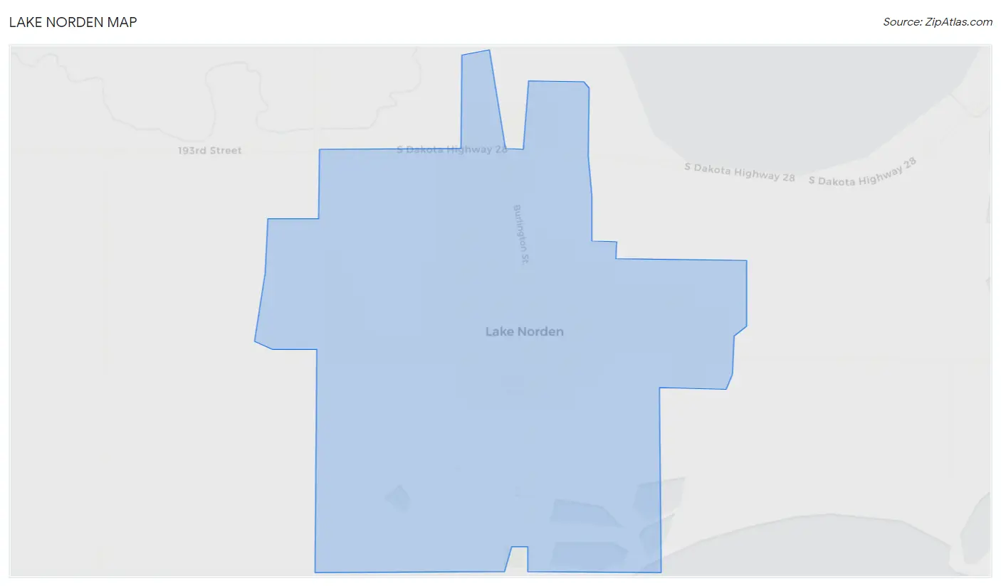 Lake Norden Map