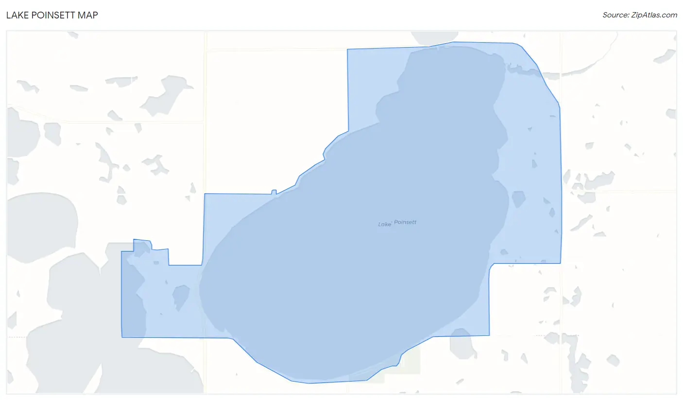 Lake Poinsett Map