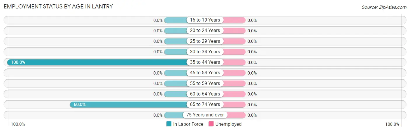 Employment Status by Age in Lantry