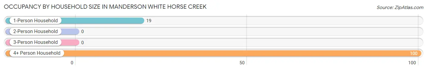 Occupancy by Household Size in Manderson White Horse Creek