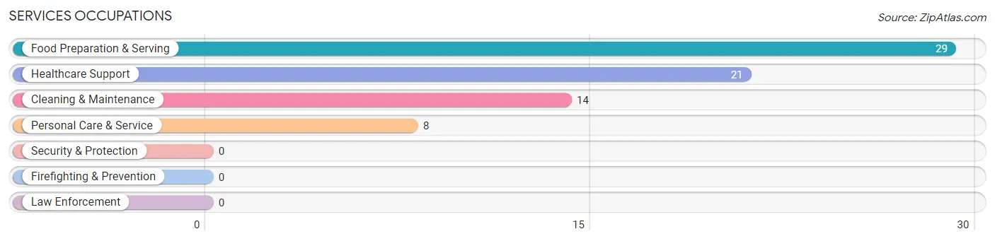 Services Occupations in Marion