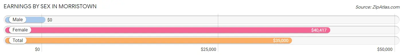 Earnings by Sex in Morristown