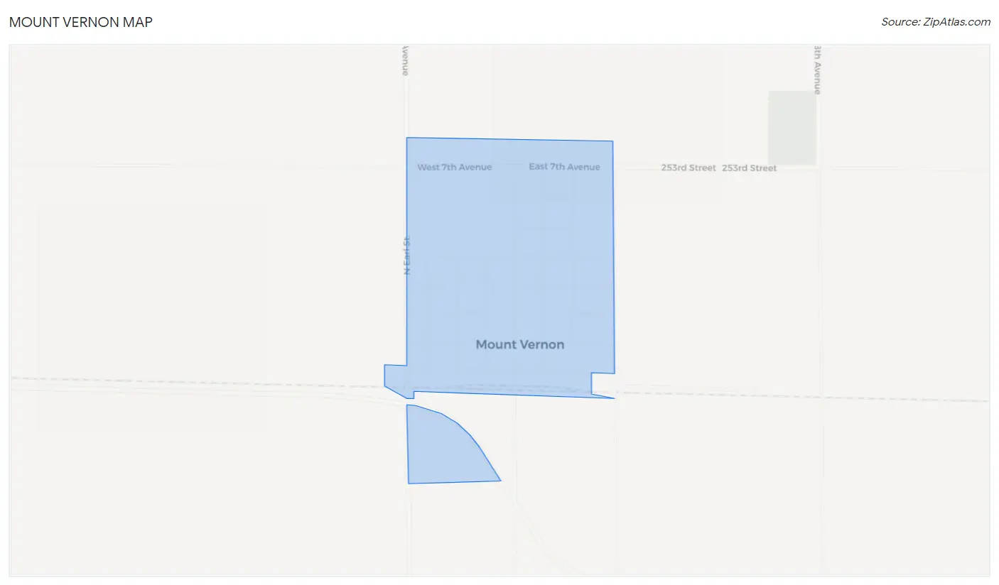 Mount Vernon Map