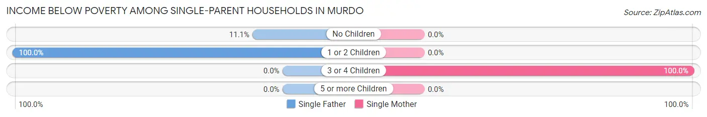 Income Below Poverty Among Single-Parent Households in Murdo