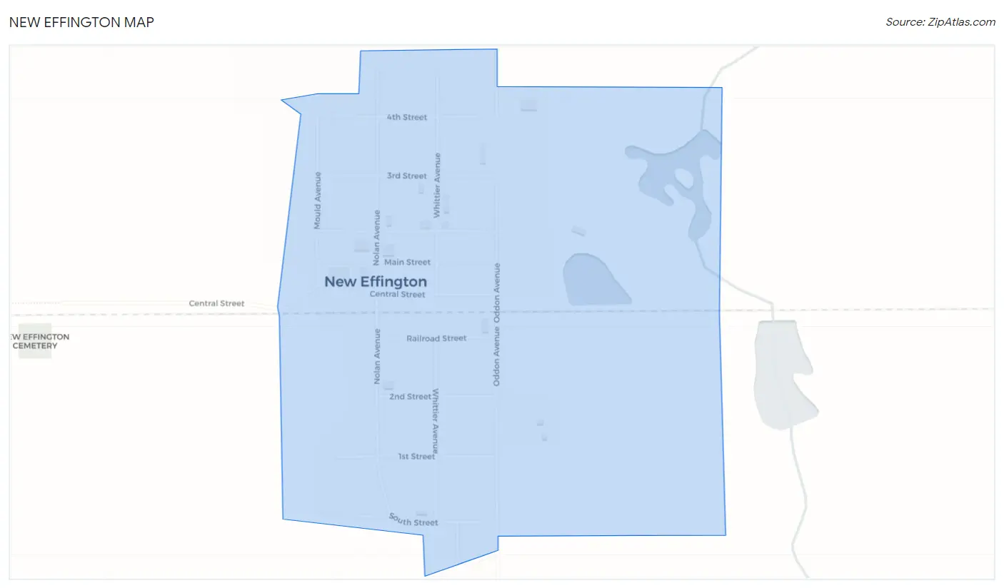 New Effington Map