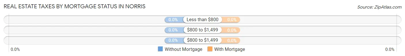 Real Estate Taxes by Mortgage Status in Norris
