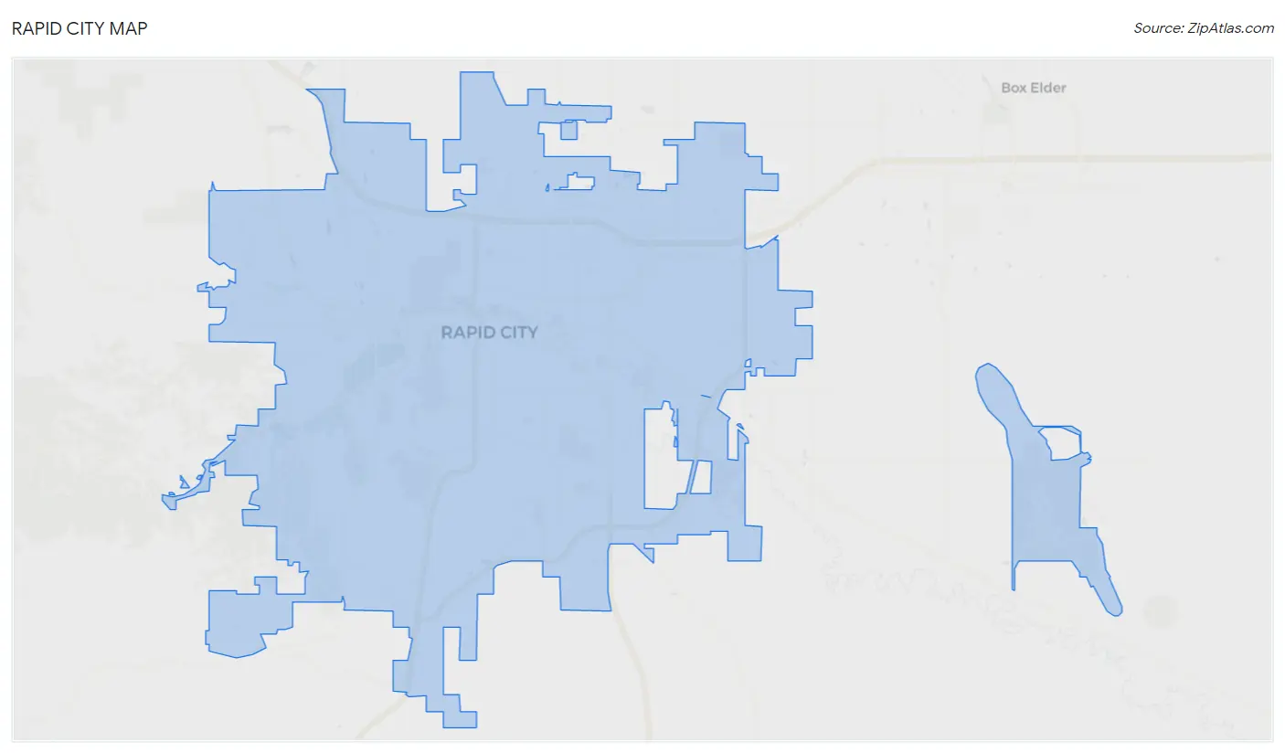 Rapid City Map