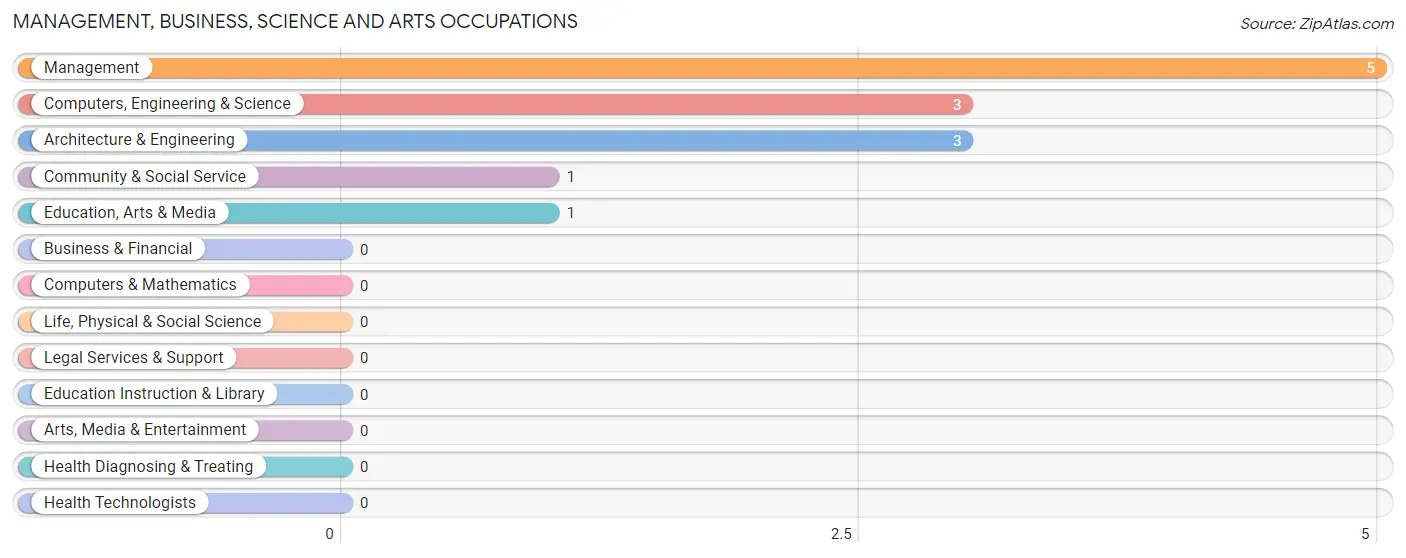 Management, Business, Science and Arts Occupations in Strandburg