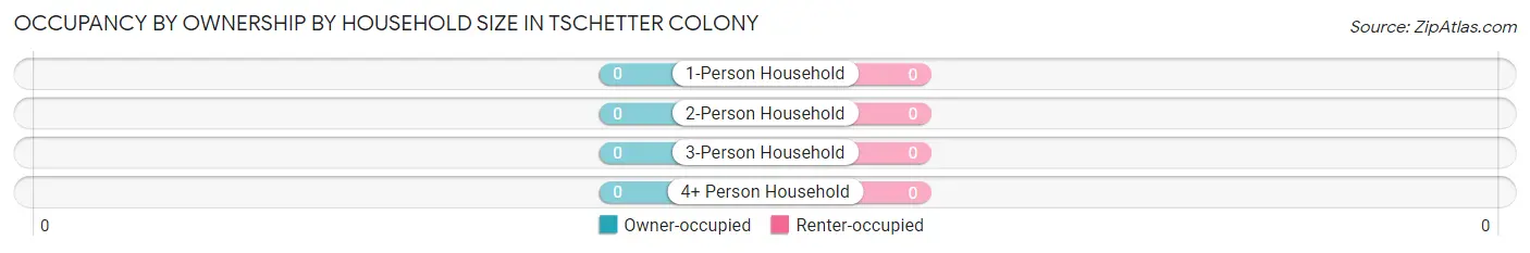Occupancy by Ownership by Household Size in Tschetter Colony