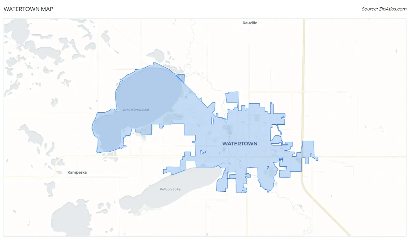 Watertown Map