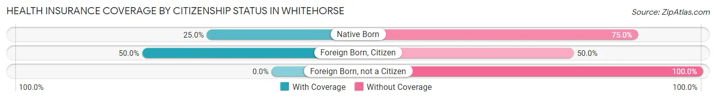 Health Insurance Coverage by Citizenship Status in Whitehorse