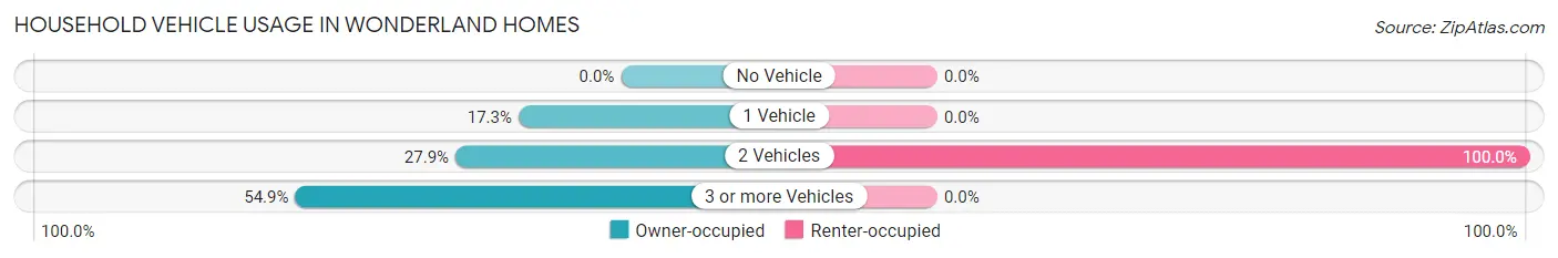 Household Vehicle Usage in Wonderland Homes