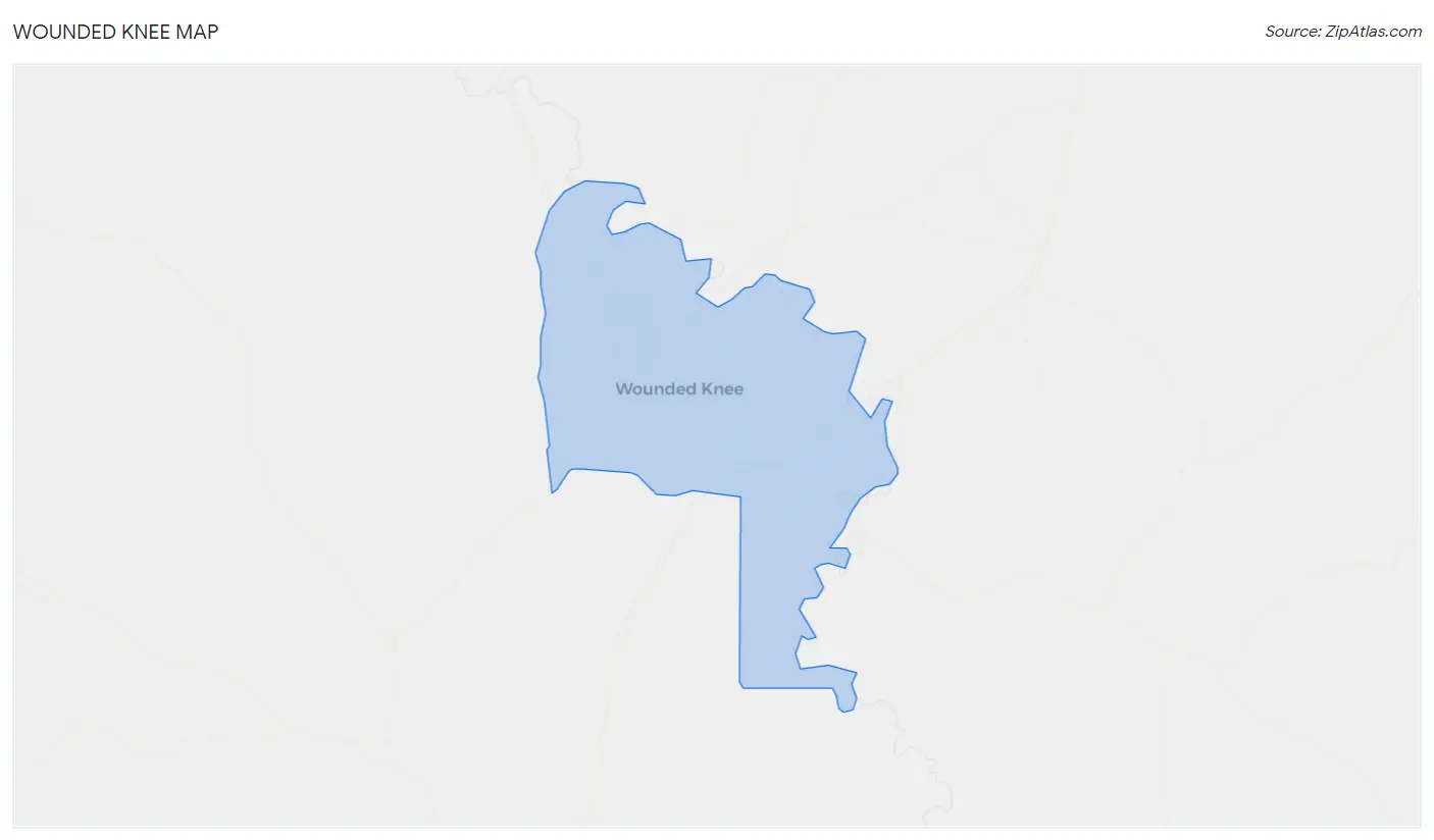 Wounded Knee Map