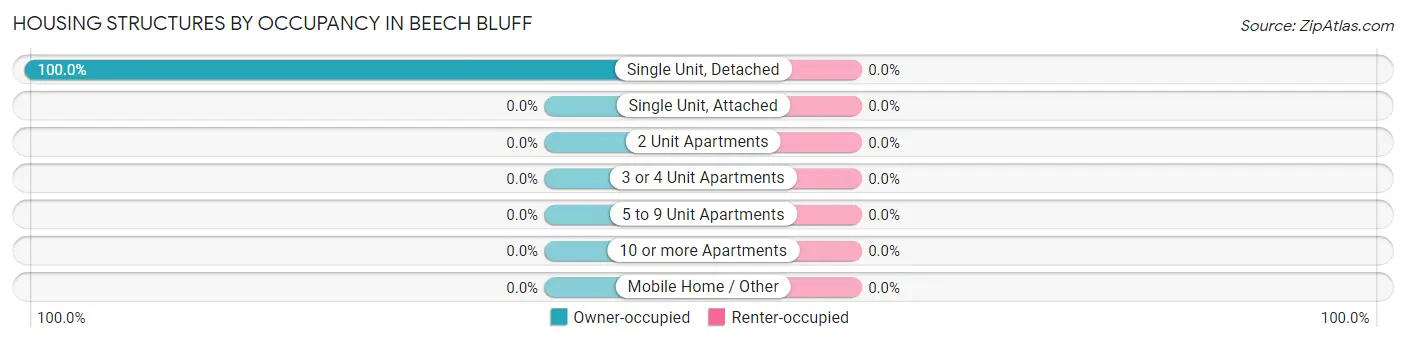 Housing Structures by Occupancy in Beech Bluff