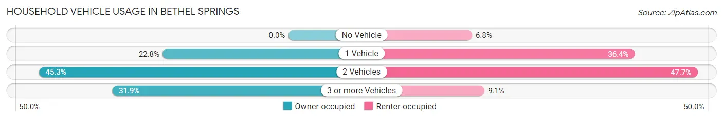 Household Vehicle Usage in Bethel Springs