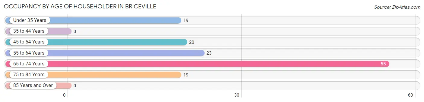 Occupancy by Age of Householder in Briceville