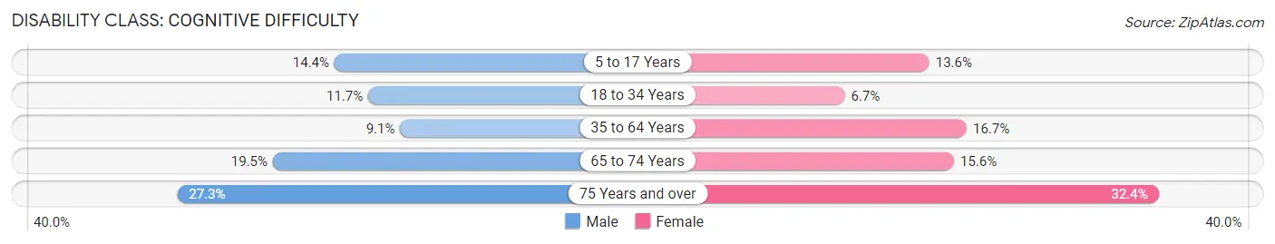 Disability in Brownsville: <span>Cognitive Difficulty</span>