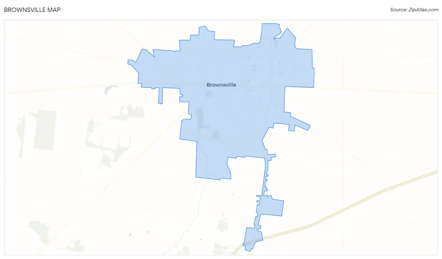 Brownsville Map