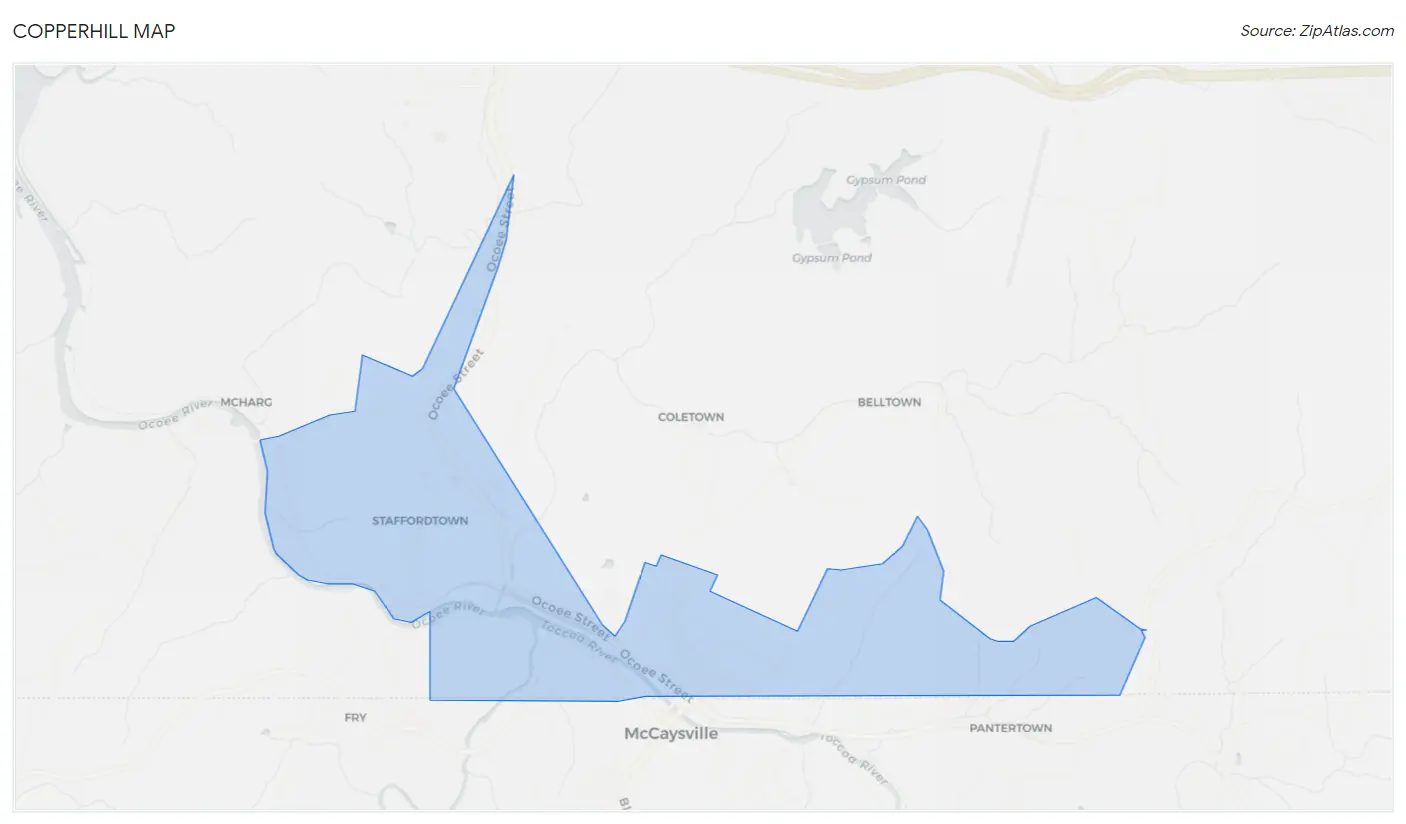 Copperhill Map