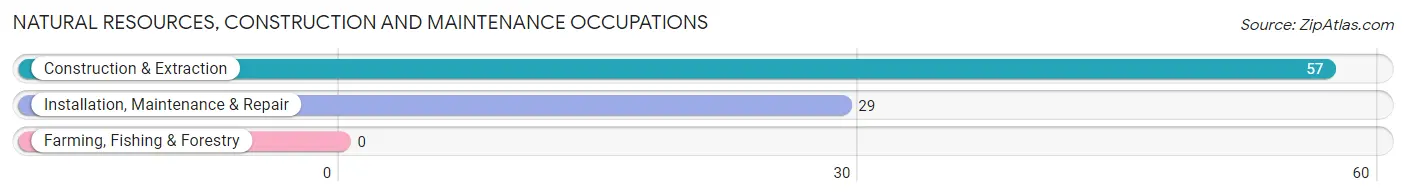 Natural Resources, Construction and Maintenance Occupations in Crump