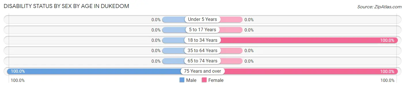 Disability Status by Sex by Age in Dukedom