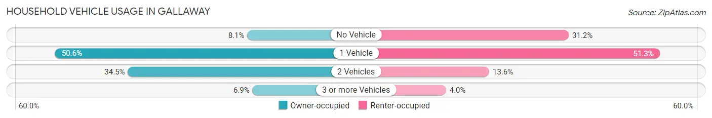Household Vehicle Usage in Gallaway